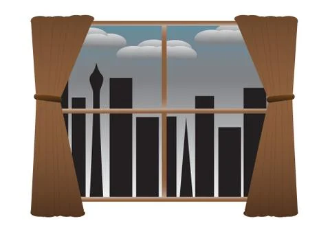 Dreary Day Stock Illustration