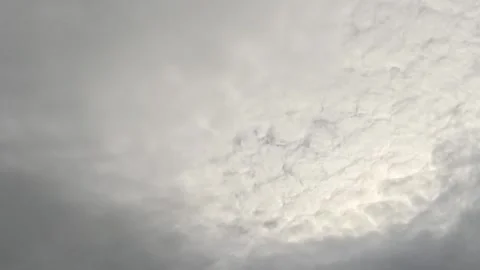 Dreary Sky Clouds Surface Backgrdound Stock Footage 340076168