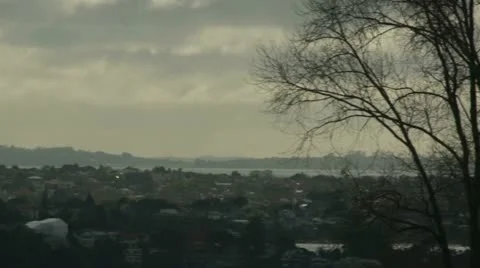 Dreary Suburbs Stock Footage 11263136