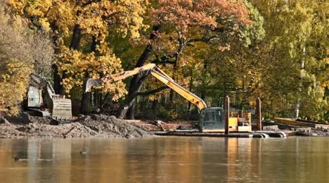 Dredging Stock Footage 10802700