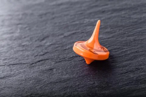 Dreidel on a black background Stock Photos