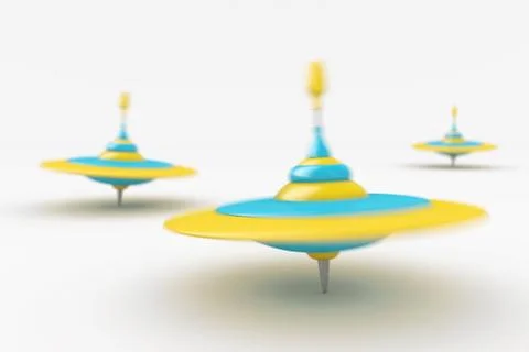 Dreidels for Hanukkah Stock Illustration