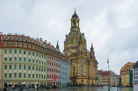 Dresden cathedral Stock Photos