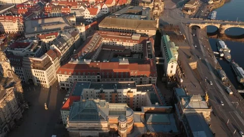Dresden city center Stock Footage 195303030