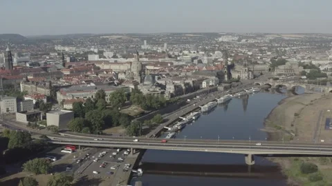 Dresden city edge Stock Footage 251733048