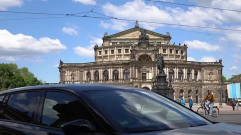 Dresden. Germany. 10/05/2025. Semper Opera House in Dresden Stock Footage 309107181