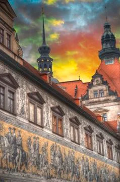 Dresden in Germany. Stock Photos