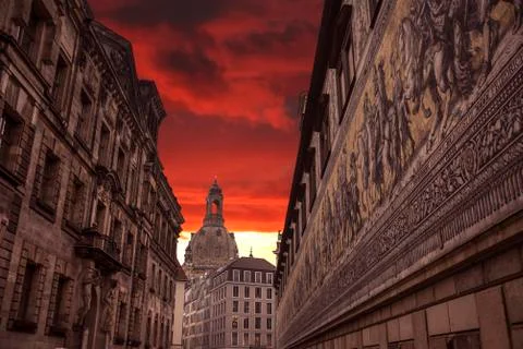 Dresden in Germany. Stock Photos
