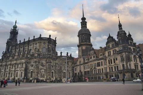 Dresden in Germany. Stock Photos