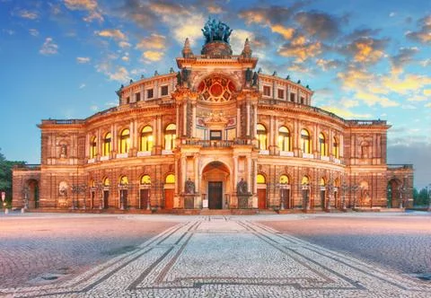 Dresden - Semperoper, Germany Stock Photos