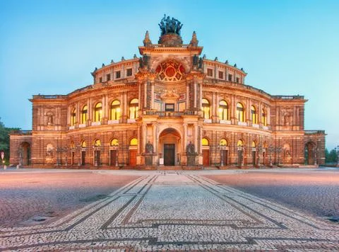 Dresden - Semperoper, Germany Stock Photos