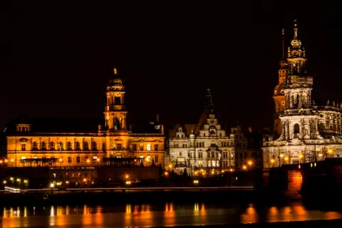 Dresden Skyline Stock Photos
