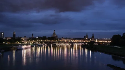 Dresden Sunrise Stock Footage 41387821