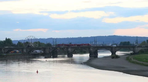 Dresden timelapse Stock Footage 46962681