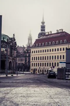 Dresden Winter Stock Photos