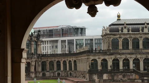 Dresden Zwinger palace Stock Footage 39986168