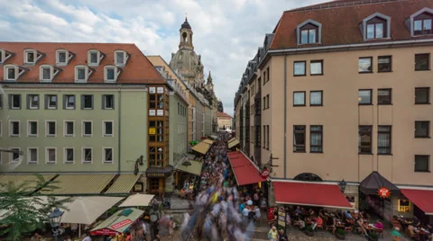 Dresdner Stadtfest Timelapse 스톡 동영상 27797279