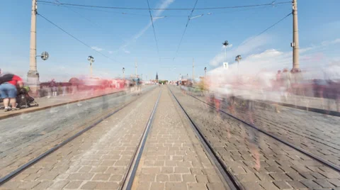 Dresdner Stadtfest Timelapse 스톡 동영상 27915885