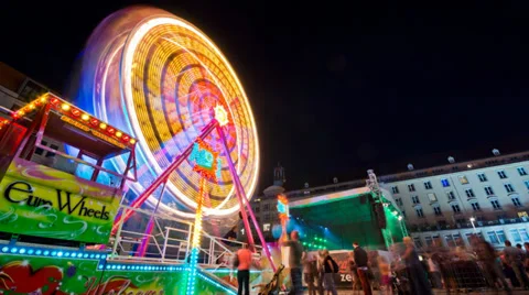 Dresdner Stadtfest Timelapse 스톡 동영상 28033845