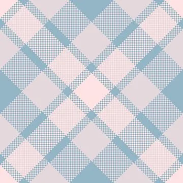 Dress background pattern texture, sheet fabric plaid seamless. Fashioned ta.. Stock Illustration