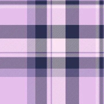 Dress check vector pattern, sexy texture tartan seamless. Linen background .. Stock Illustration