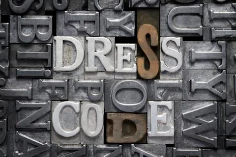 Dress code met Foto stock