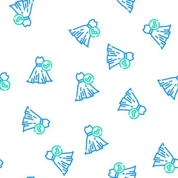 Dress code for night club vector seamless pattern Stock Illustration