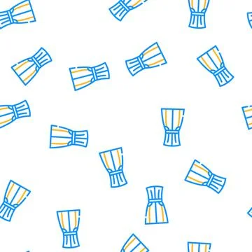 Dress denim vector seamless pattern Stock Illustration