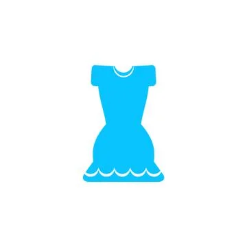 Dress icon flat. Stock Illustration