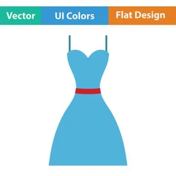 Dress icon 스톡 일러스트