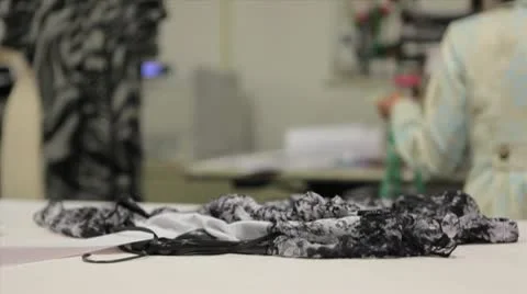 Dress Maker with Measuring tape Video stock 9262227