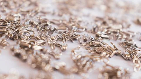 Dress making hooks random pattern Stock Photos