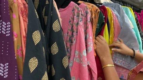 Dress selection Video stock 171082396