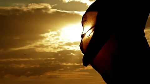 Dress Sun and Wind Stock Footage 32172772