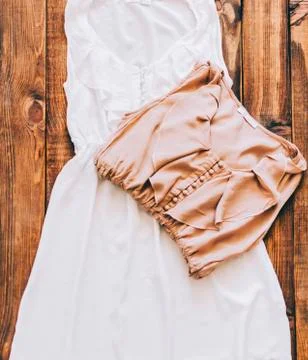 Dress On Table Stock Photos