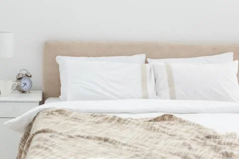 A dressed bed Stock Photos