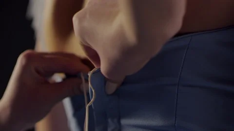 Dressing of a ballerina Stock Footage 104662131