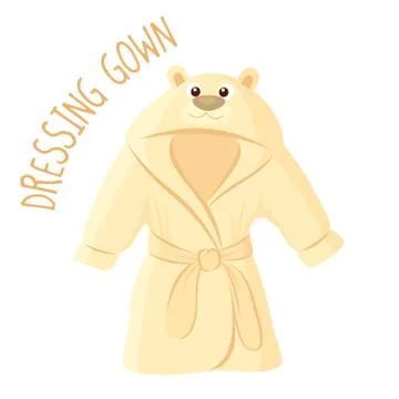 Dressing gown vector illustration Stock Illustration
