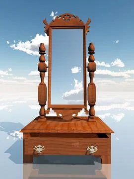Dressing mirror Stock Illustration