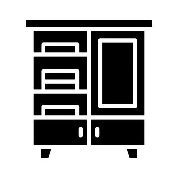 Dressing Room Vector Icon Design Illustration Stock Illustration