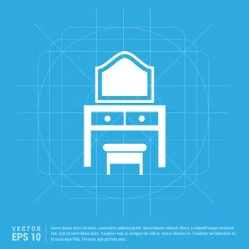 Dressing Table Icon イラスト素材
