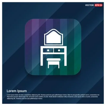 Dressing Table Icon イラスト素材