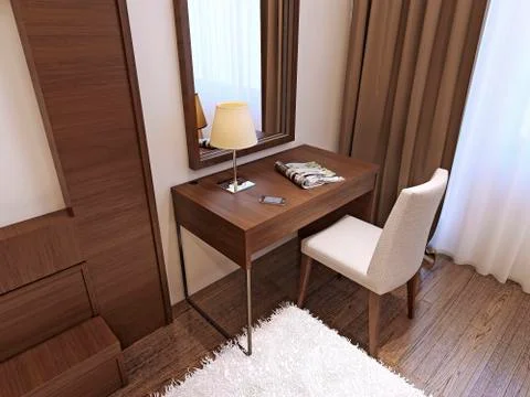 Dressing table in modern style Stock Illustration