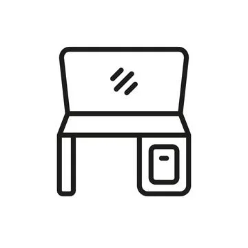Dressing table vector design templates simple and modern Stock Illustration