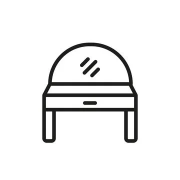 Dressing table vector design templates simple and modern Stock Illustration