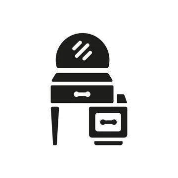 Dressing table vector design templates simple and modern Stock Illustration