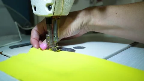 Dressmaker Sewing Clothes Stock Footage 207131952