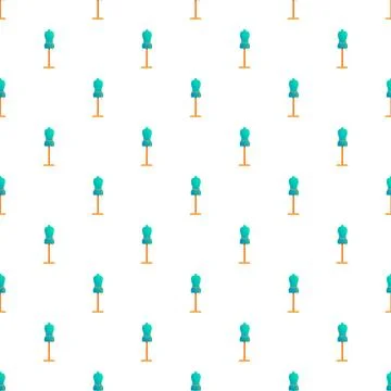 Dressmakers dummy pattern for tailoring and fashion design Stock Illustration