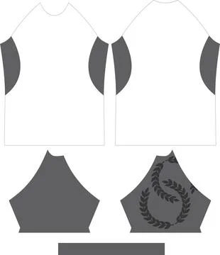 Dri Fit T Shirts Pattern Artworks Vectors Stock Illustration