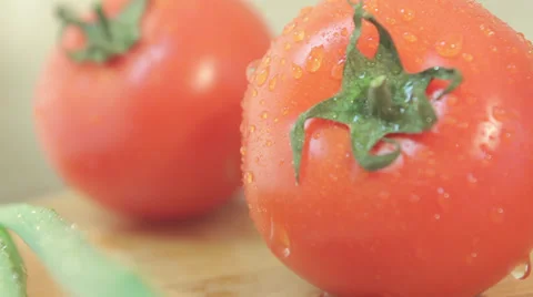 Drib with tomato Video stock 38418010